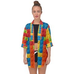 Open Front Chiffon Kimono 