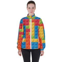 Women s High Neck Windbreaker 