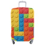 Lego Bricks, Colorful Dots Background Luggage Cover (Medium)