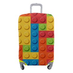 Lego Bricks, Colorful Dots Background Luggage Cover (Small) from ArtsNow.com