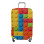 Lego Bricks, Colorful Dots Background Luggage Cover (Small)