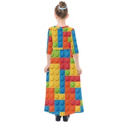 Kids  Quarter Sleeve Maxi Dress 