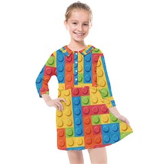 Kids  Quarter Sleeve Shirt Dress 