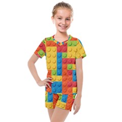 Kids  Mesh T-Shirt and Shorts Set 