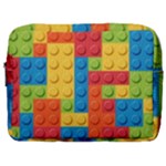 Lego Bricks, Colorful Dots Background Make Up Pouch (Large)