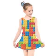 Kids  Skater Dress Swimsuit 