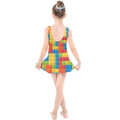 Kids  Skater Dress Swimsuit 