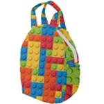 Lego Bricks, Colorful Dots Background Travel Backpack