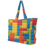 Lego Bricks, Colorful Dots Background Simple Shoulder Bag