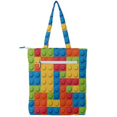 Double Zip Up Tote Bag 