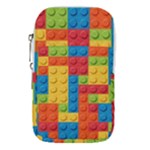 Lego Bricks, Colorful Dots Background Waist Pouch (Small)