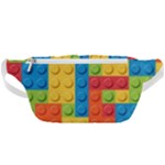 Lego Bricks, Colorful Dots Background Waist Bag 