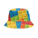 Lego Bricks, Colorful Dots Background Bucket Hat