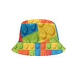 Lego Bricks, Colorful Dots Background Bucket Hat (Kids)