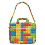 Lego Bricks, Colorful Dots Background MacBook Pro 15  Shoulder Laptop Bag