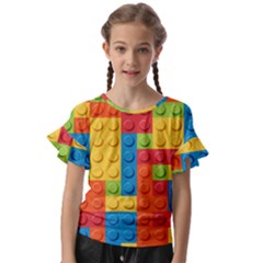 Kids  Cut Out Flutter Sleeves 