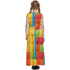 Kids  Satin Sleeveless Maxi Dress 