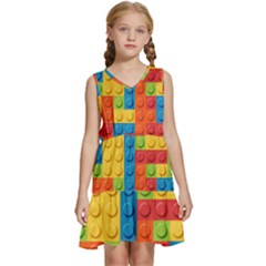 Kids  Sleeveless Tiered Mini Dress 