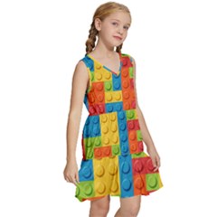 Kids  Sleeveless Tiered Mini Dress 