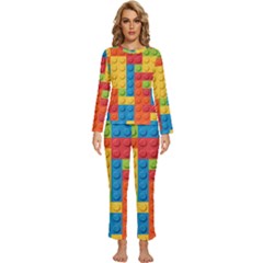 Womens  Long Sleeve Lightweight Pajamas Set 