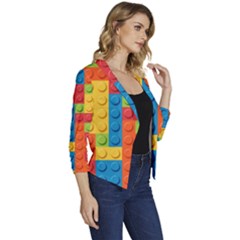 Women s Casual 3/4 Sleeve Spring Jacket 