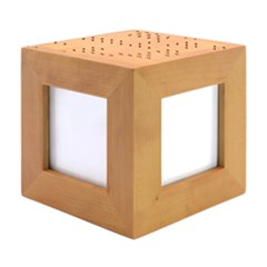 Wood Photo Frame Cube 