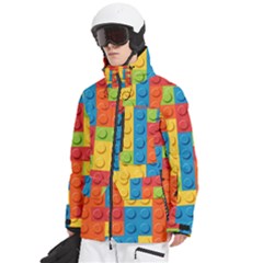 Men s Multi Pockets Zip Ski and Snowboard Waterproof Breathable Jacket 