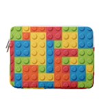 Lego Bricks, Colorful Dots Background 13  Vertical Laptop Sleeve Case With Pocket