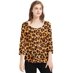 Chiffon Quarter Sleeve Blouse 