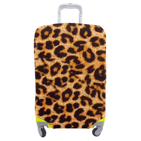 Leopard Skin Texture Macro, Brown Luggage Cover (Medium) from ArtsNow.com