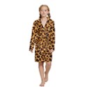 Kids  Long Sleeve Velvet Lounge Robe 