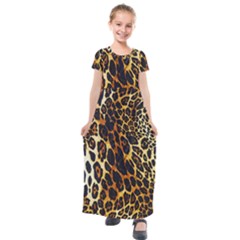 Kids  Short Sleeve Maxi Dress 