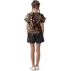 Kids  Cut Out Flutter Sleeves 