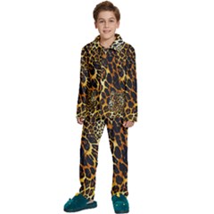 Kids  Long Sleeve Velvet Pajamas Set 