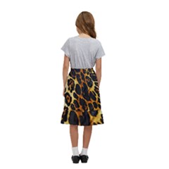 Kids  Ruffle Flared Wrap Midi Skirt 