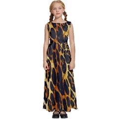 Kids  Satin Sleeveless Maxi Dress 