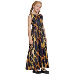 Kids  Satin Sleeveless Maxi Dress 