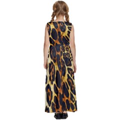 Kids  Satin Sleeveless Maxi Dress 