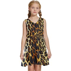 Kids  Sleeveless Tiered Mini Dress 