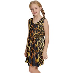 Kids  Sleeveless Tiered Mini Dress 