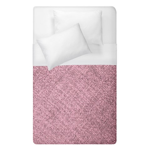 Pink Fabric Texture, Knitted Pink Texture, Duvet Cover (Single Size) from ArtsNow.com