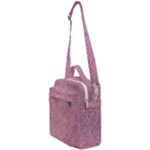 Pink Fabric Texture, Knitted Pink Texture, Crossbody Day Bag