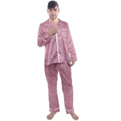 Men s Long Sleeve Satin Pajamas Set 