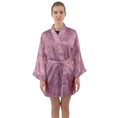 Long Sleeve Satin Kimono 