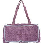 Pink Fabric Texture, Knitted Pink Texture, Multi Function Bag