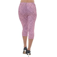 Lightweight Velour Capri Leggings  