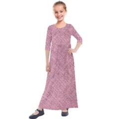 Kids  Quarter Sleeve Maxi Dress 