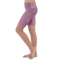 Kids  Lightweight Velour Cropped Yoga Leggings 