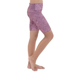 Kids  Lightweight Velour Cropped Yoga Leggings 