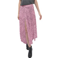 Velour Split Maxi Skirt 